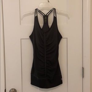 Black workout tank